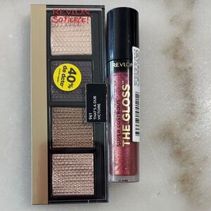 Revlon Softee Eyeshadow Palette with Super Lustrous The Gloss
